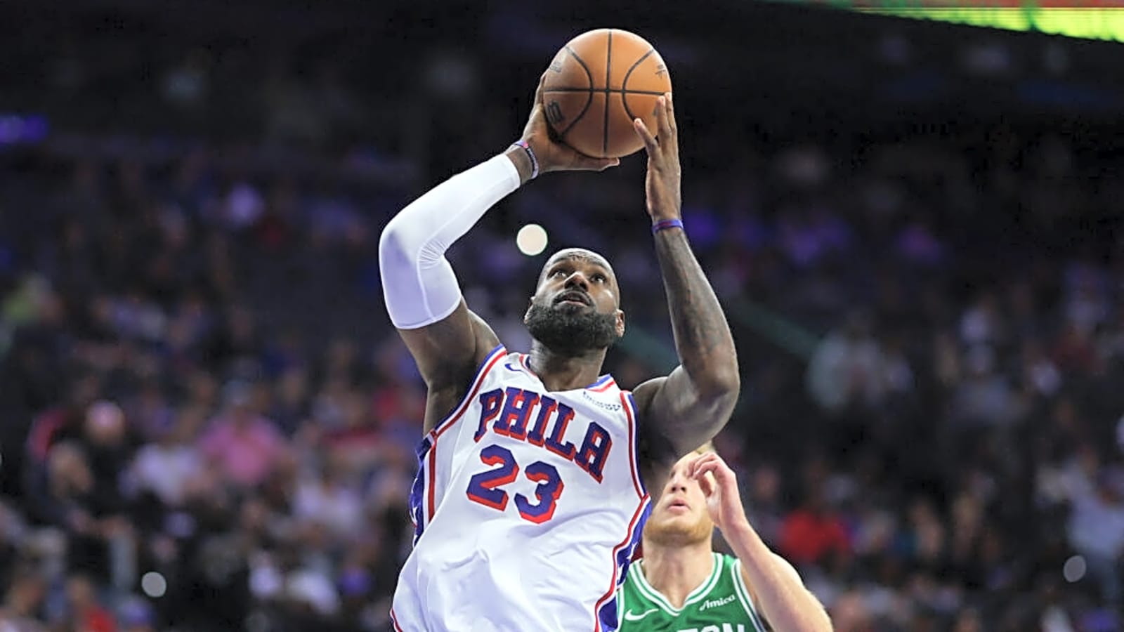 1600x900 LeBron James Wins 76ers Debut as Philadelphia Stuns Knicks on Opening Night