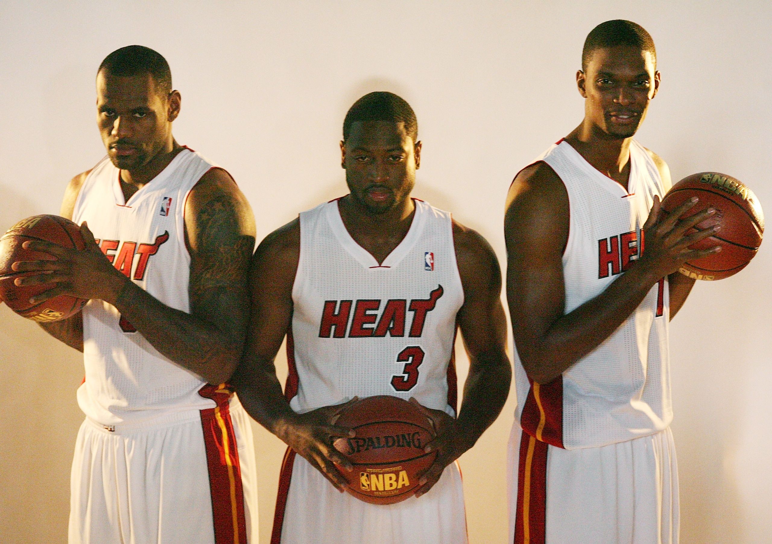 2560x1802 LeBron James, Dwayne Wade, and Chris Bosh Make the All Decade Draft Team