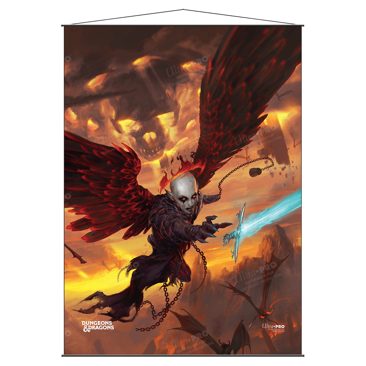 1200x1200 Cover Series Baldur's Gate Descent Into Avernus Wall Scroll for Dungeons & Dragons. Ultra PRO International