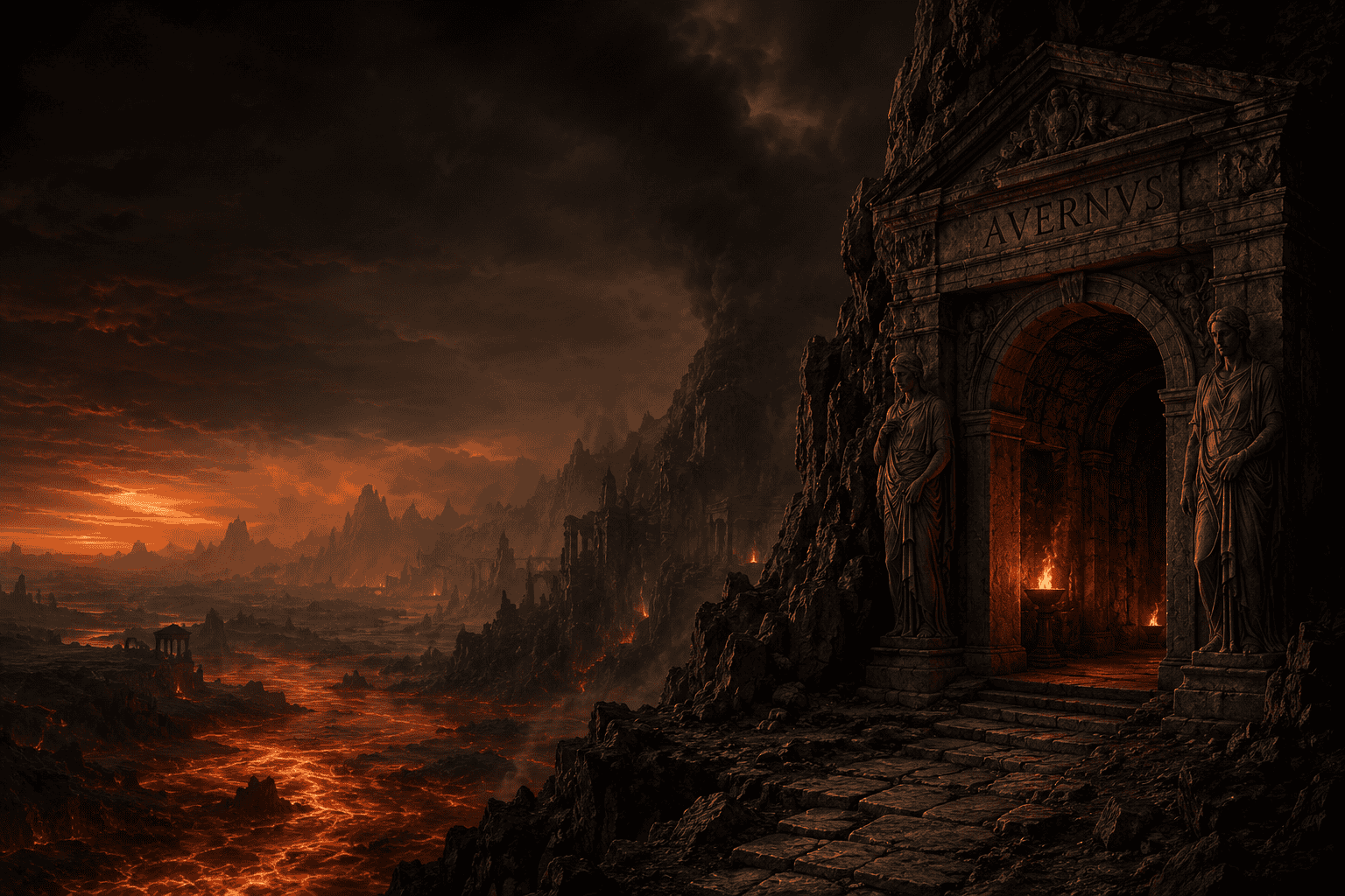 1536x1024 Avernus: The Lake at the Edge of the World