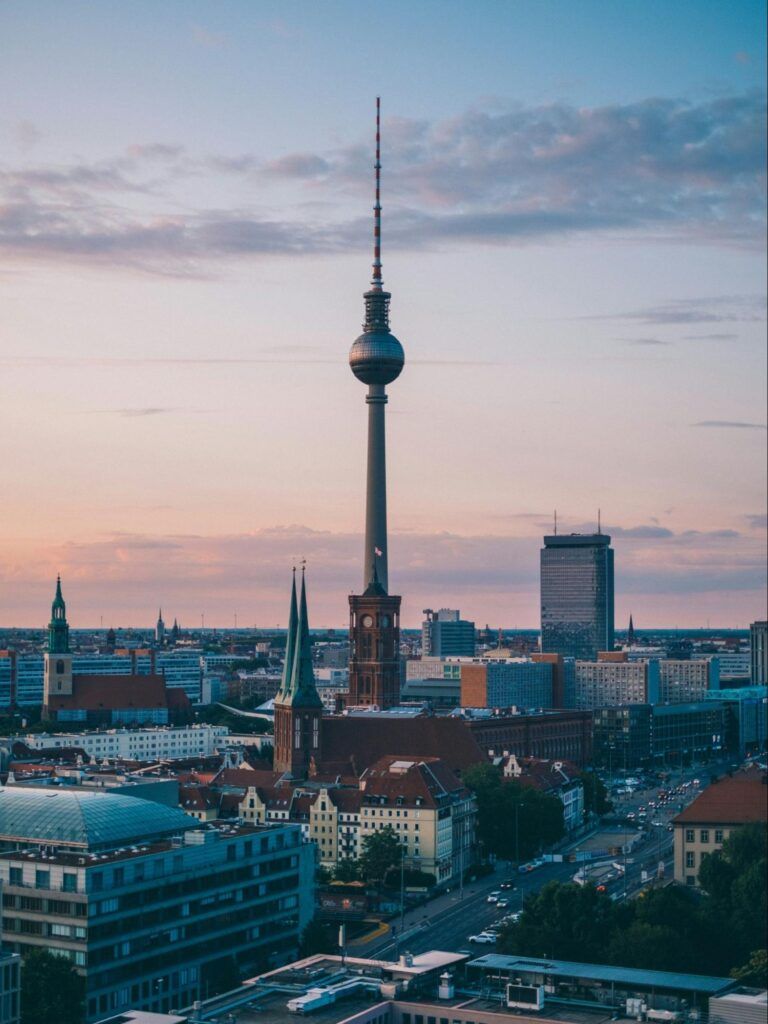 768x1024 The Television Tower in Berlin “Fernsehturm”