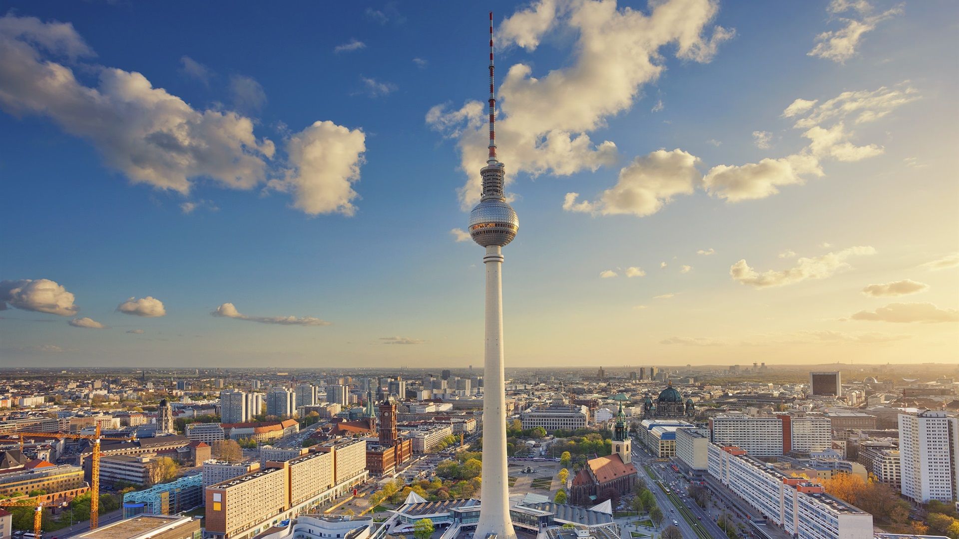 1920x1080 Wallpaper Germany, Berlin, Alexanderplatz, tower, city 1920x1200 Picture, Image