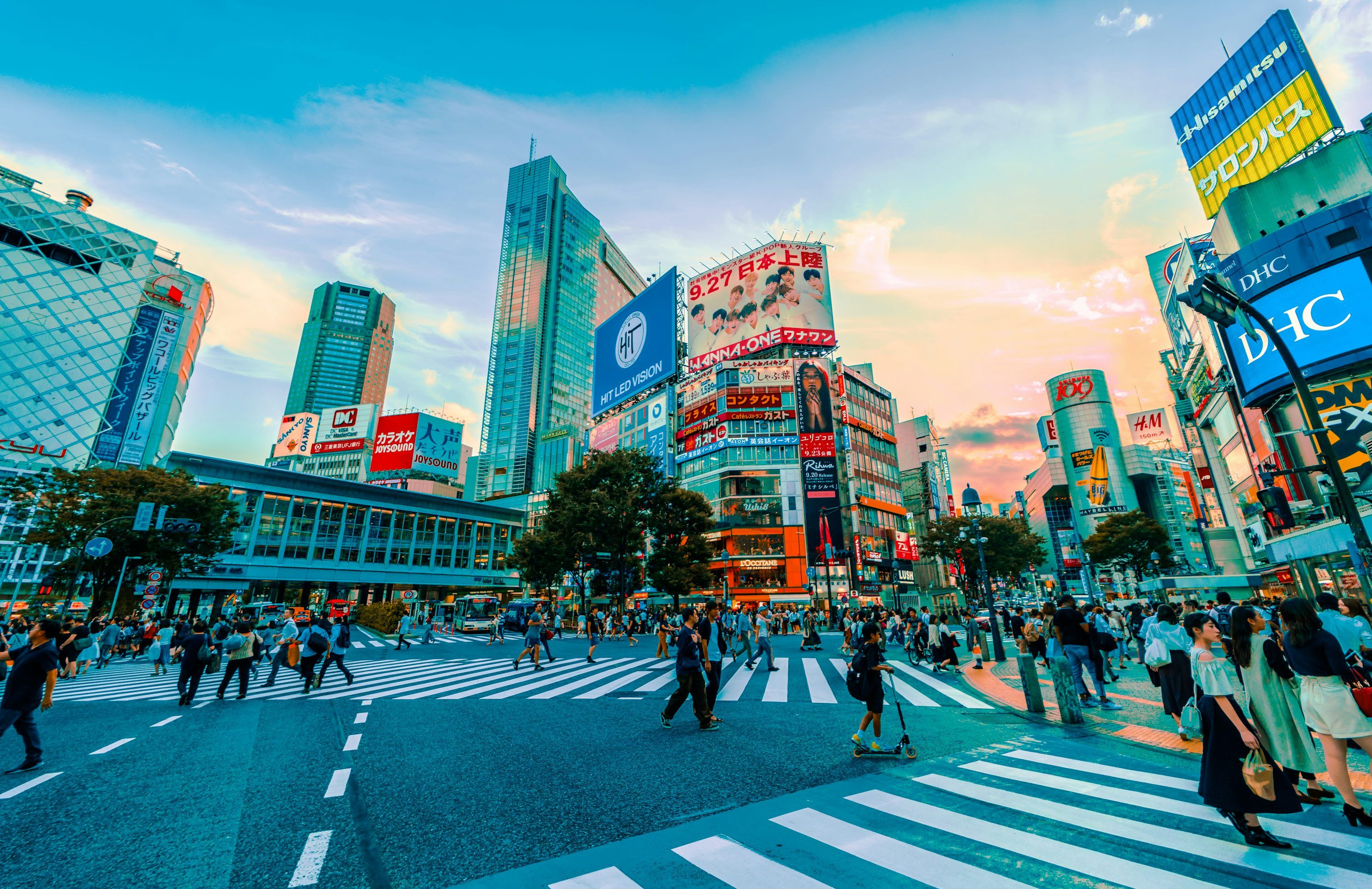 3000x1945 Shibuya Picture [Scenic Travel Photo]. Download Free Image