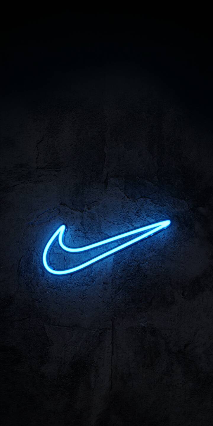 720x1440 Galaxy Neon Nike Logo Nike Logo On Colorful Galaxy Wallpaper Affiche Nike, Chaussure Nike Jordan, Fond