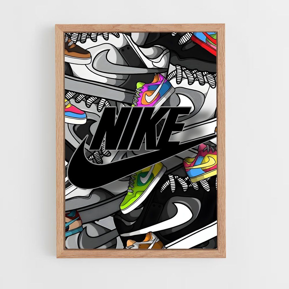 1000x1000 Nike Sneaker Poster