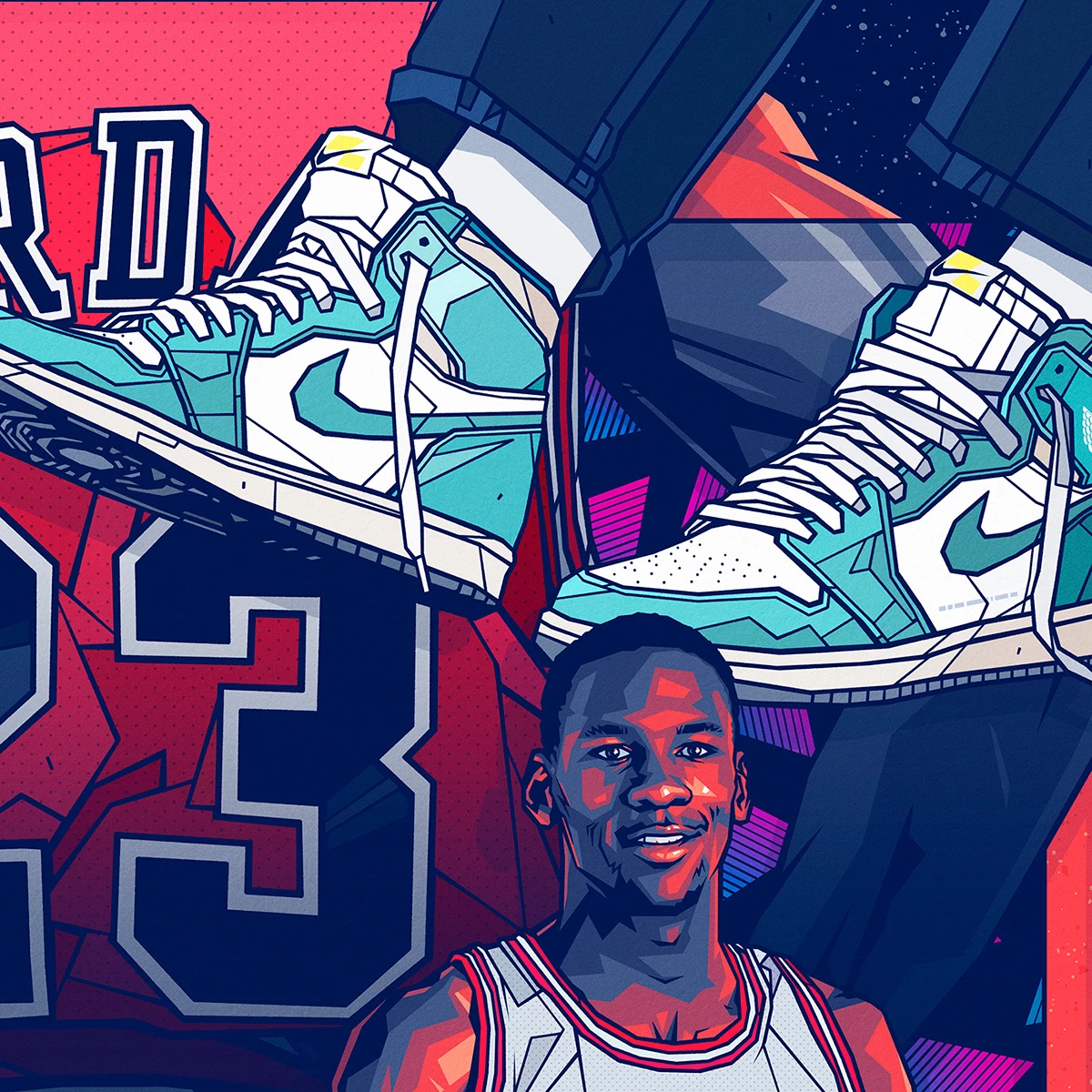 1200x1200 AIR JORDAN 1. Tribute Poster - Behance
