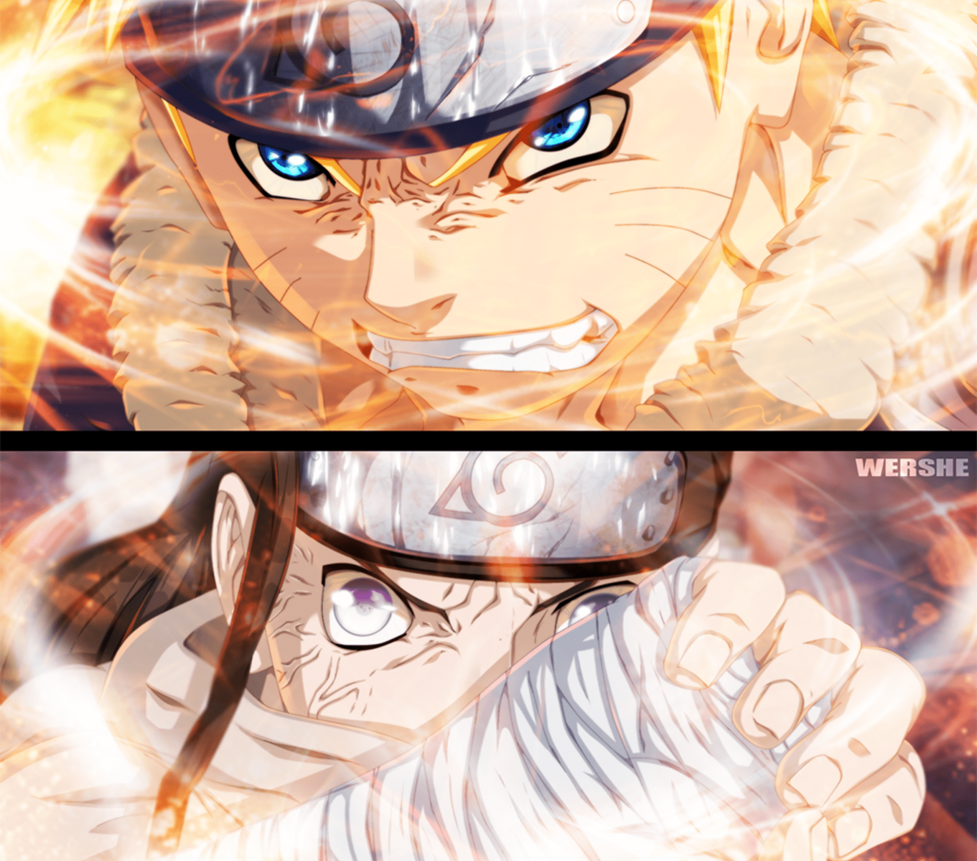 1920x1692 Naruto & Neji Epic Clash