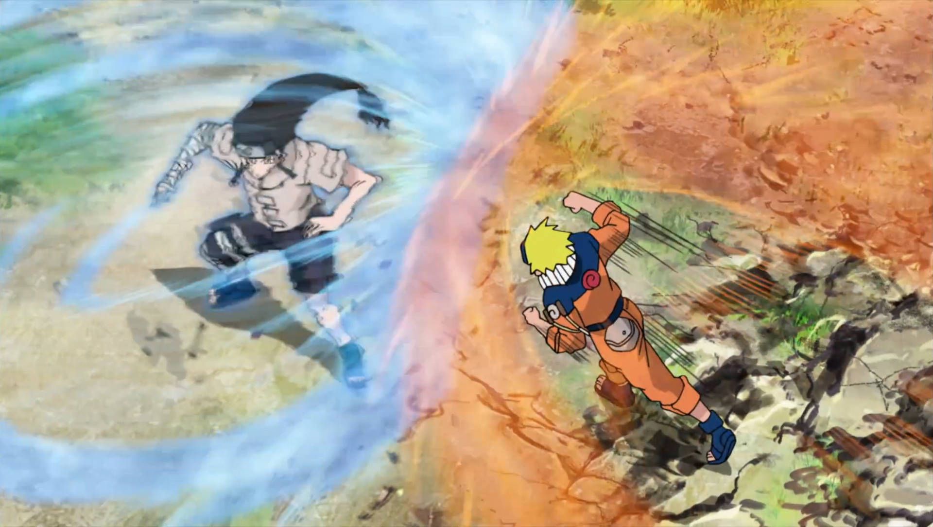 1920x1084 Download Naruto And Neji Chunin Wallpaper