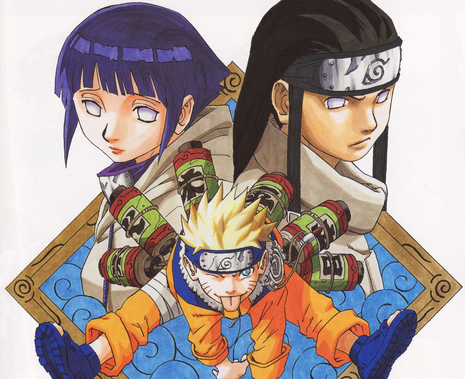 1920x1566 Naruto & Hyuga Clan: Epic Anime HD Wallpaper Featuring Naruto, Hinata, and Neji