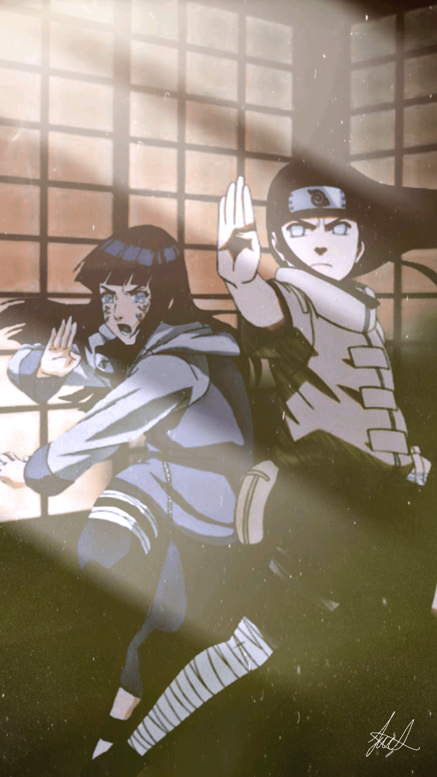 856x1523 Naruto And Neji Wallpaper