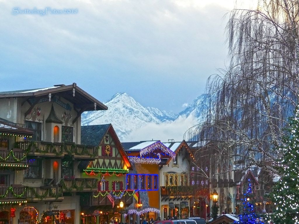 1024x768 Leavenworth, WA. A town with a Bavarian theme