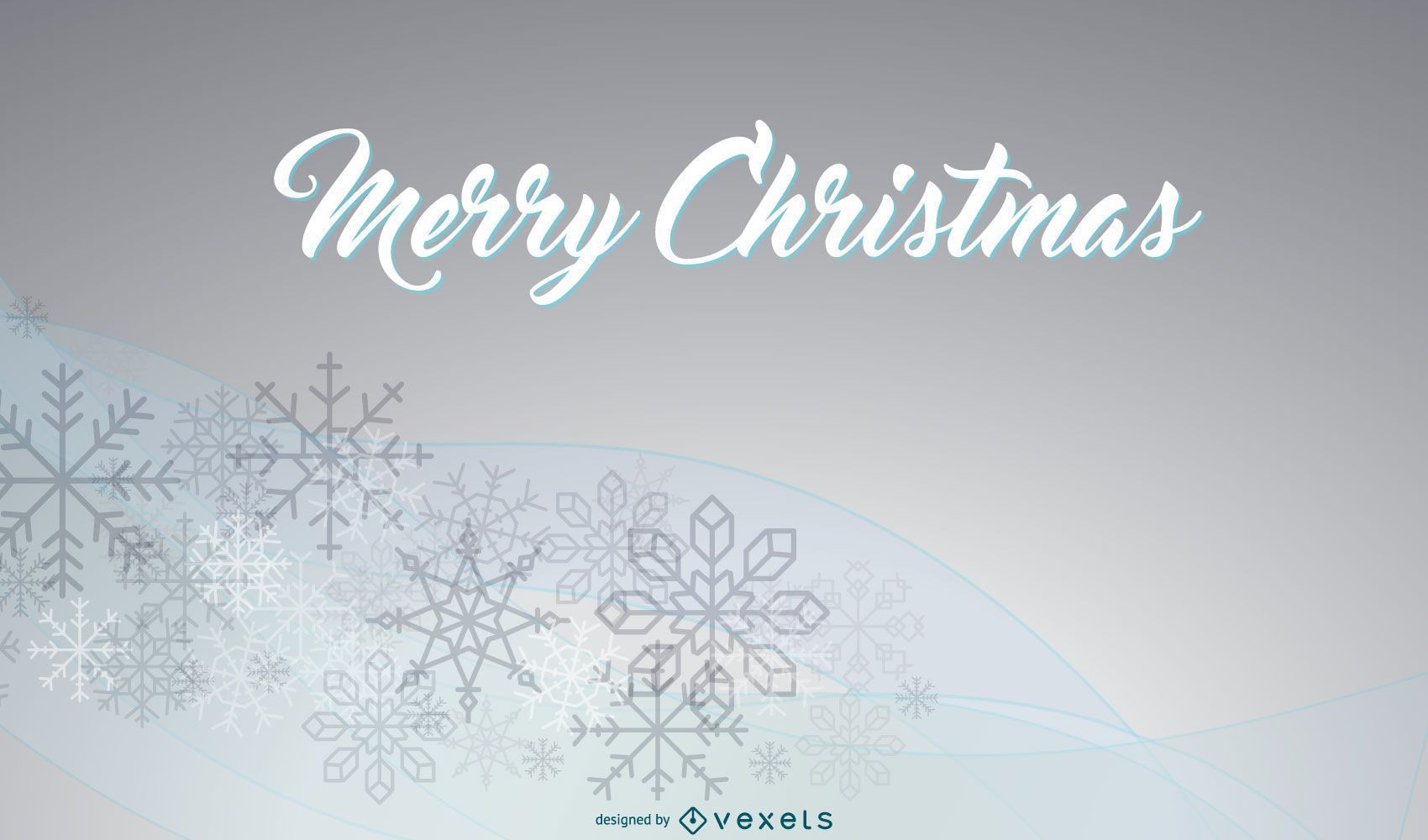 1700x1000 Xmas Background With Snowflakes On Curves Vector Download