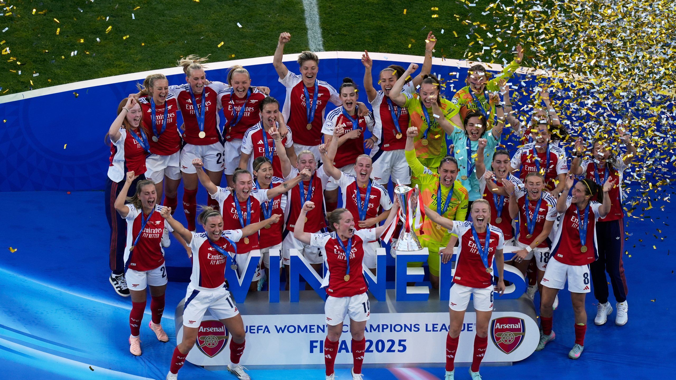 2560x1440 Arsenal stuns Barcelona to win the Women's Champions League. DC News Now. Washington, DC