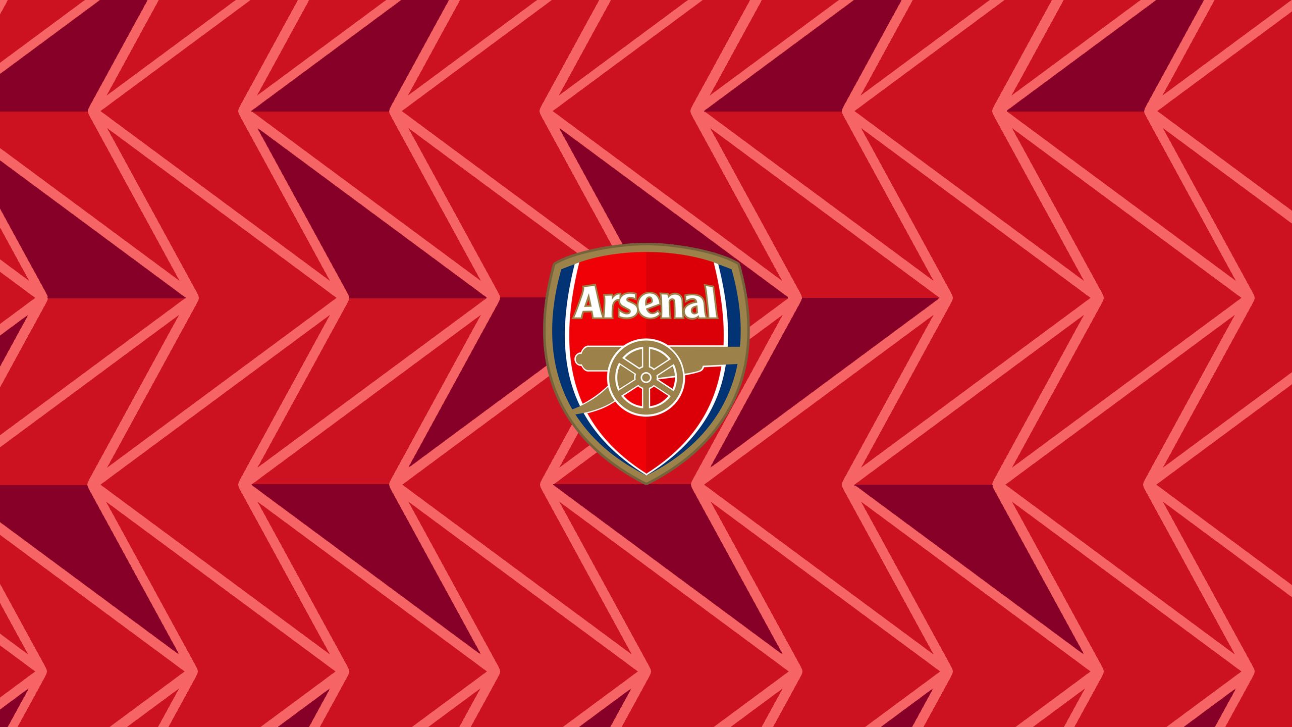 2560x1440 Crest Emblem Logo Soccer Symbol Red Purple Background HD Arsenal F.C Wallpaper