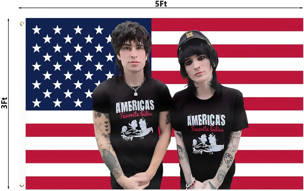 1196x752 Jake and Johnnie Flag For Room Guys Tapestry 3x5 FT 90×150 cm Polyester Banner with 2 Brass Grommets 0138 from Dhgate Banner Flags 4.32