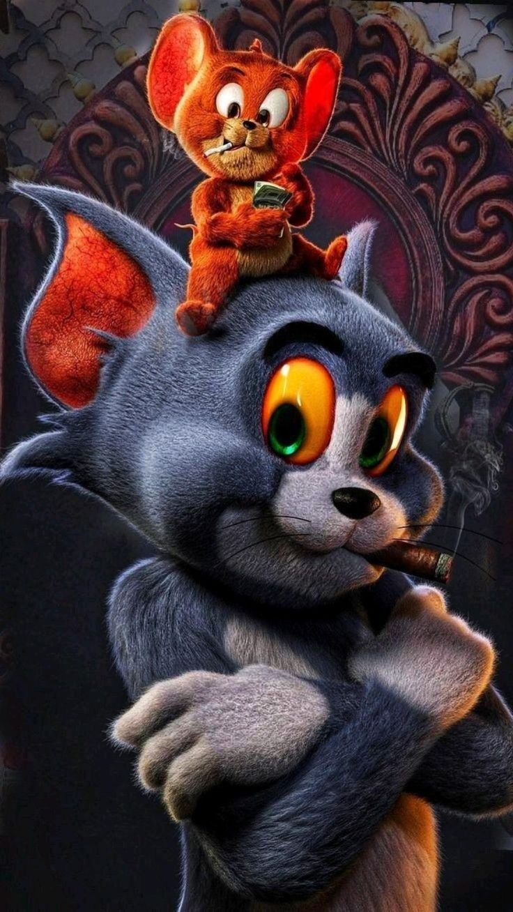 736x1308 Tom and Jerry. Cartoon character picture, Cute cartoon wallpaper, Swag cartoon