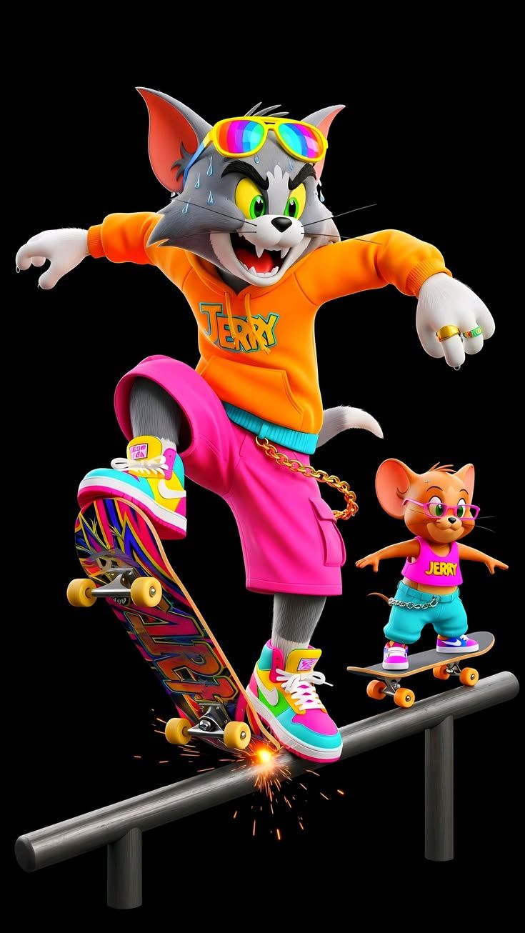 735x1306 Tom Jerry slam legends!