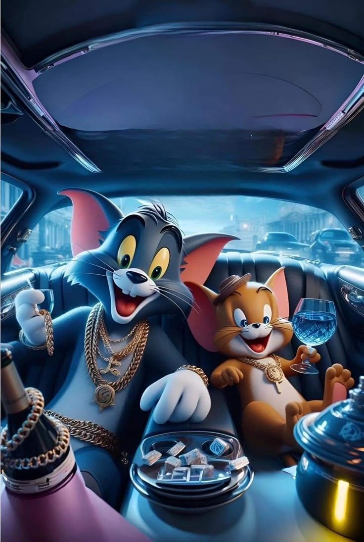736x1095 Nice cartoon picture. Tom and jerry cool pics, Tom and jerry jordan wallpaper, Tom and