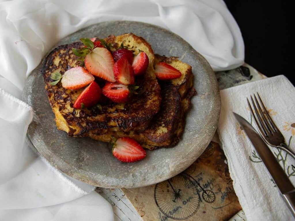 1024x768 5 Ingredient Vegan French Toast Recipe & Easy! Korean Vegan