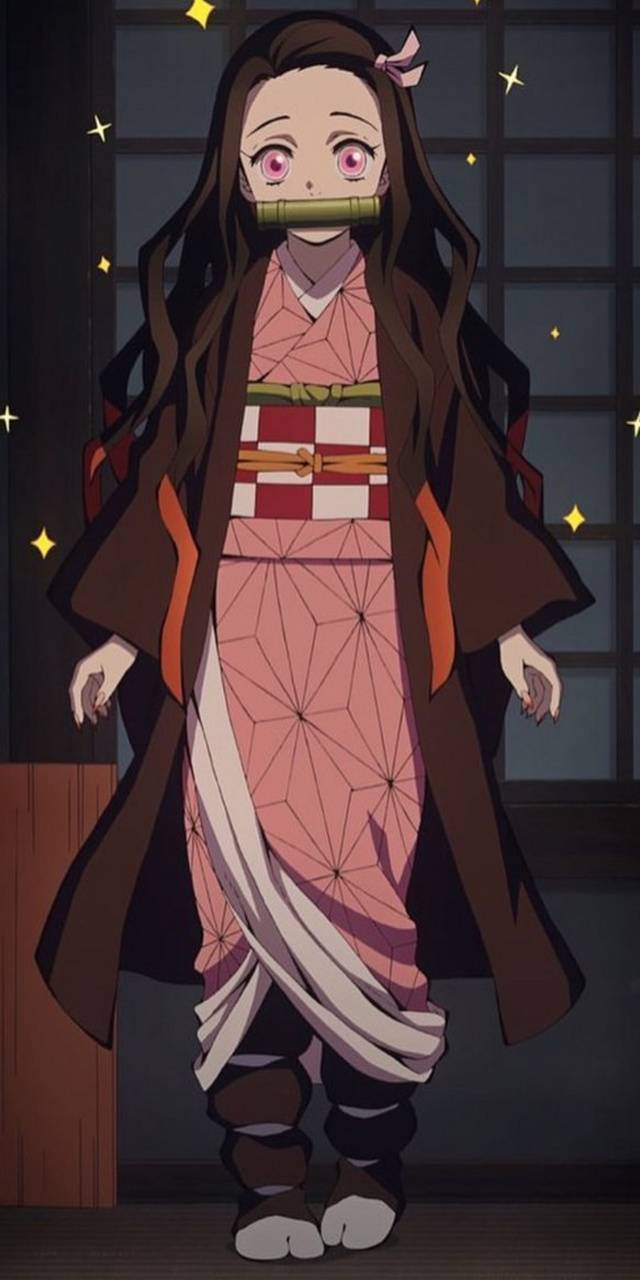 640x1280 Nezuko Kamado wallpaper