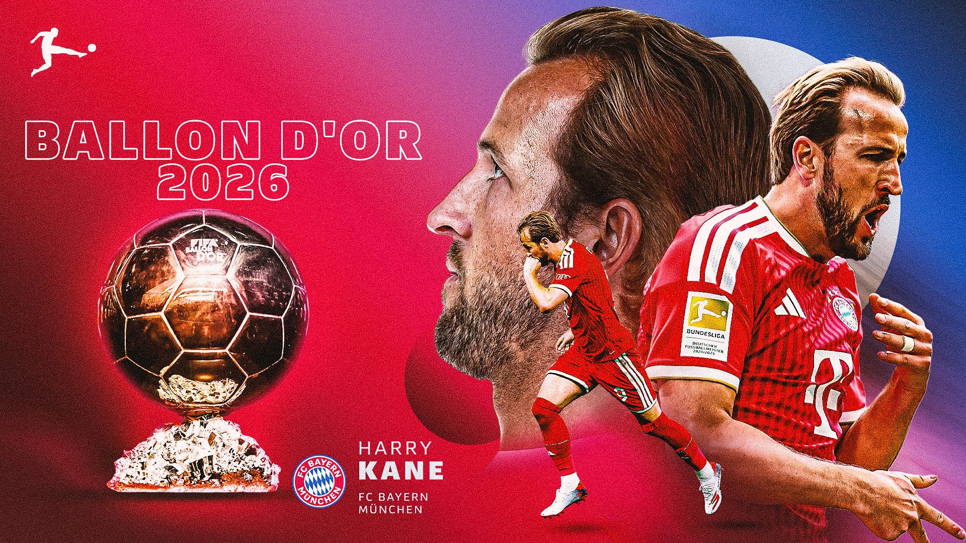 1920x1080 Bayern Munich's Harry Kane wins 2026 Ballon d'Or