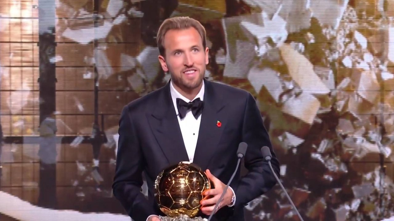 1280x720 England captain wins the Ballon d'Or