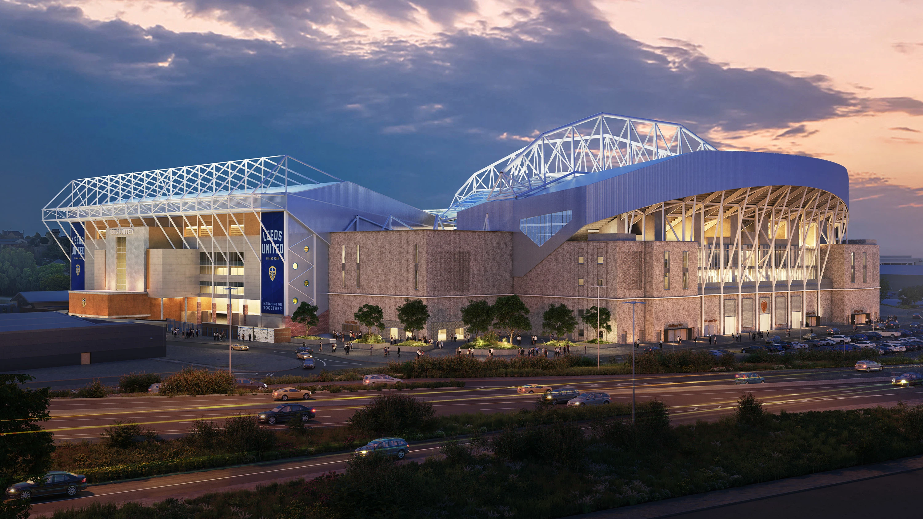 3000x1687 Leeds United unveil concepts of enhanced Elland Road Stadium and begin fan and community consultation