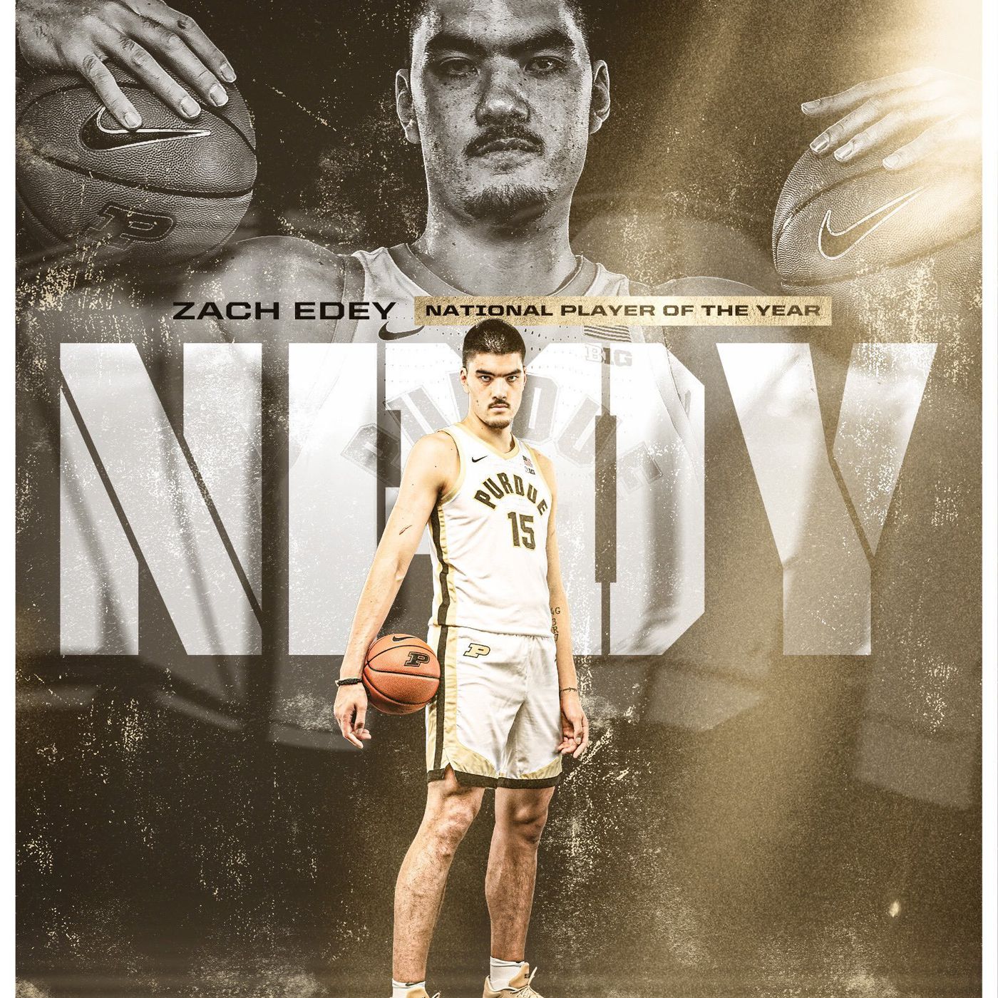 1400x1400 Zach Edey Wallpaper