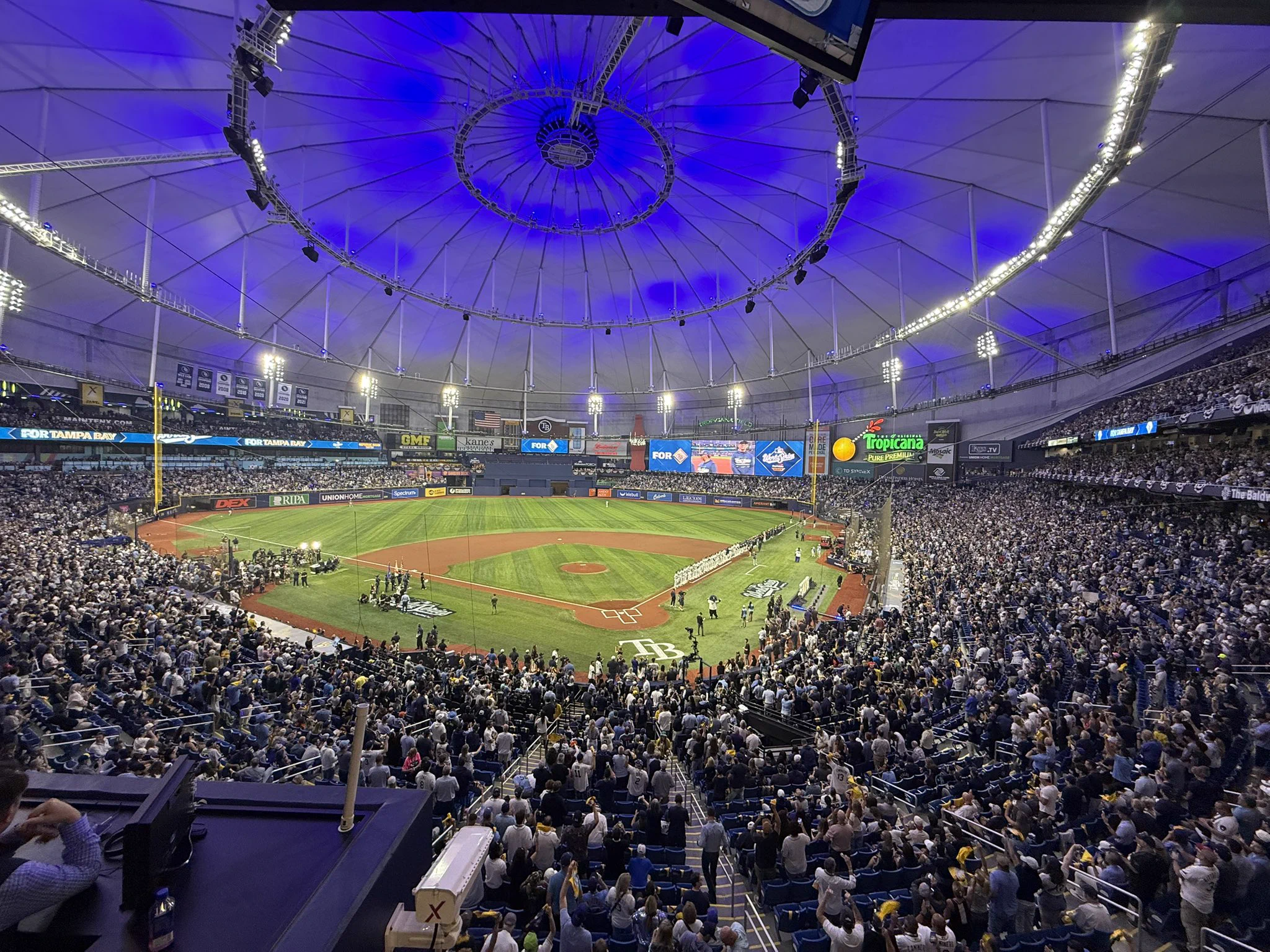 2048x1536 Mark Skol, Jr. on X: Check out the crowd for the first #WorldSeries game at Tropicana Field in 18 years. Do you think the #Rays get the win in front of the