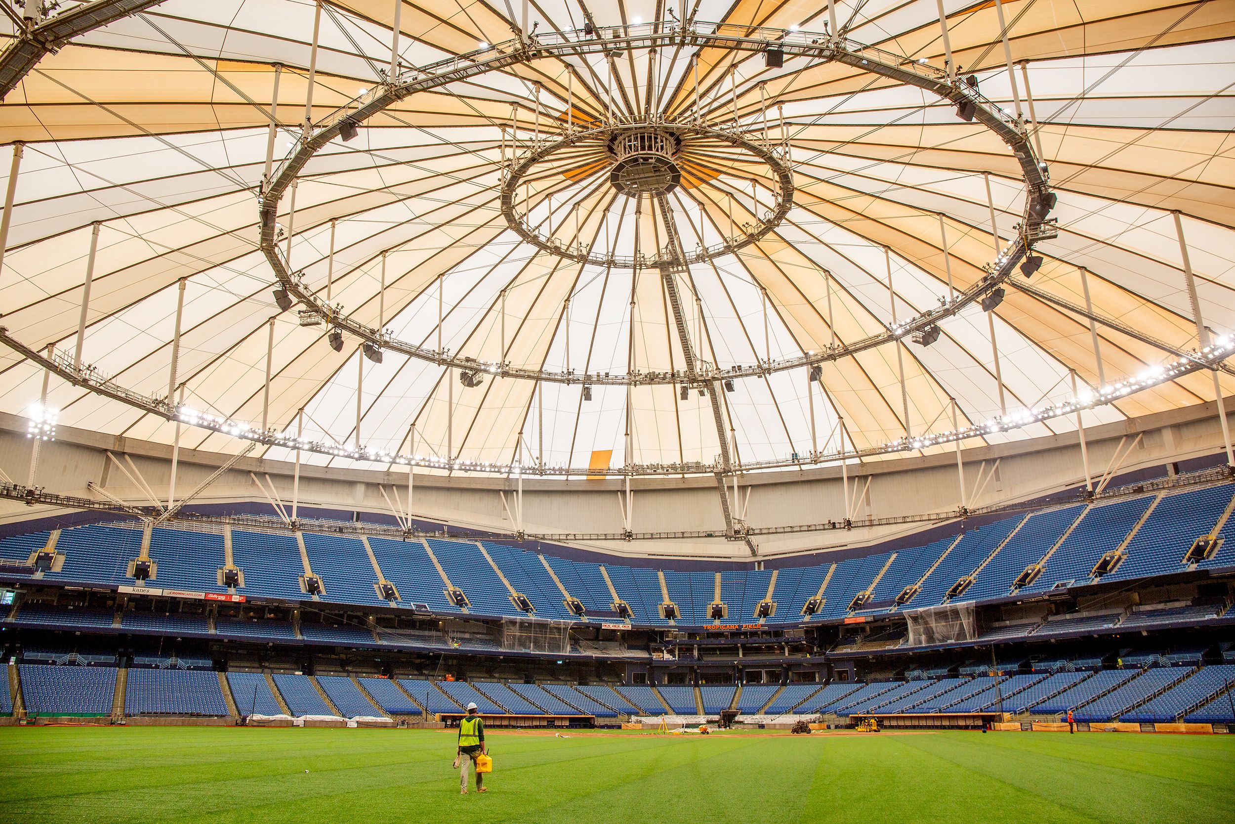 2500x1667 Photos: A look inside Tropicana Field as repairs wind down