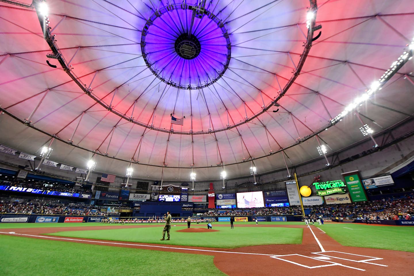 1440x960 Tropicana Field Celebrates The 4th of July