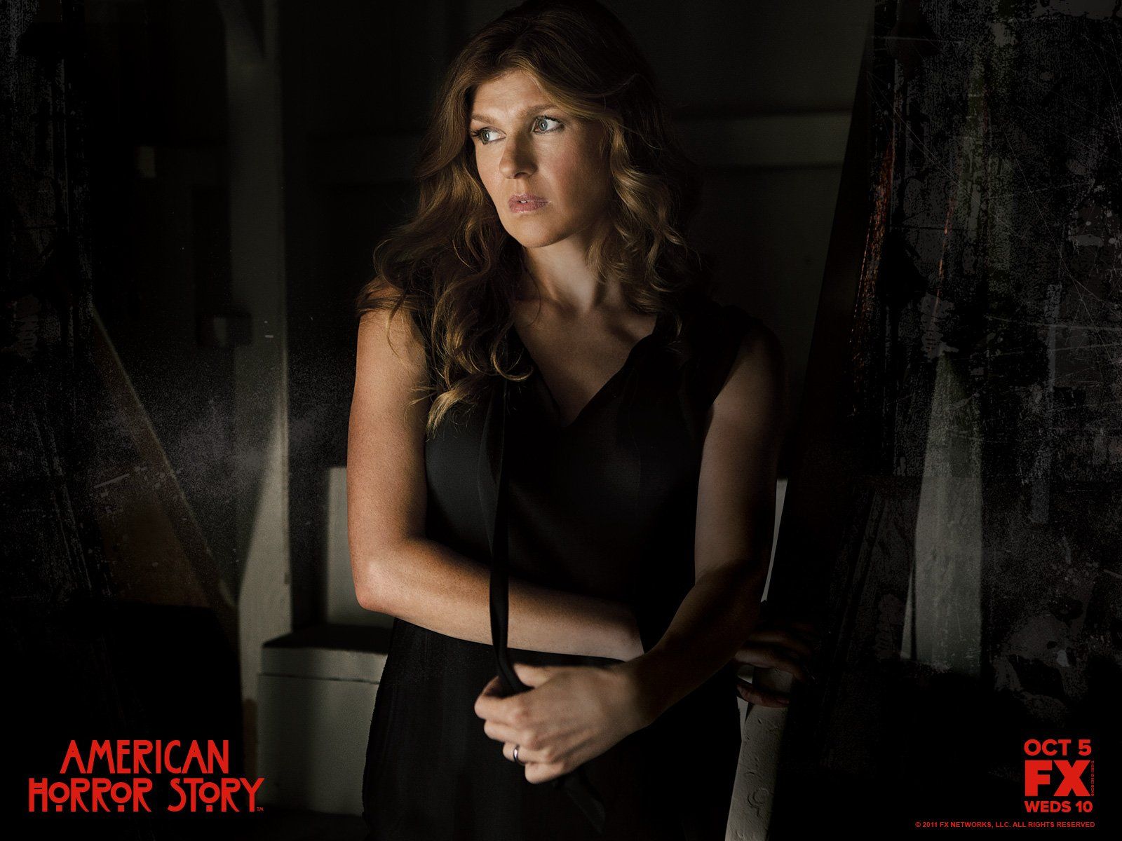 1600x1200 Download Connie Britton TV Show American Horror Story Wallpaperx1200