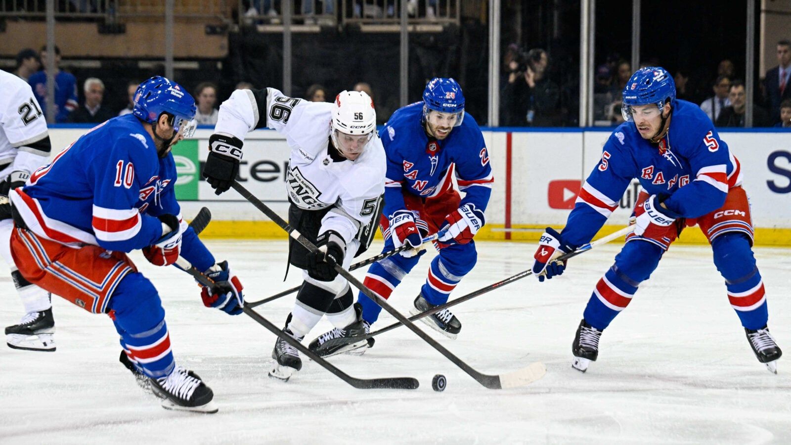 1600x900 Kings Spoil Reimer's Debut, Rangers' Home Win Streak With 6 3 Victory