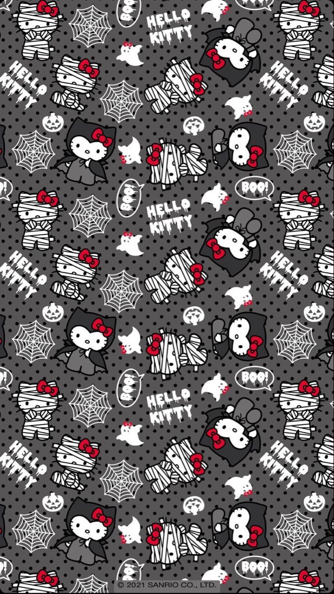 675x1200 hello kitty halloween wallpaper