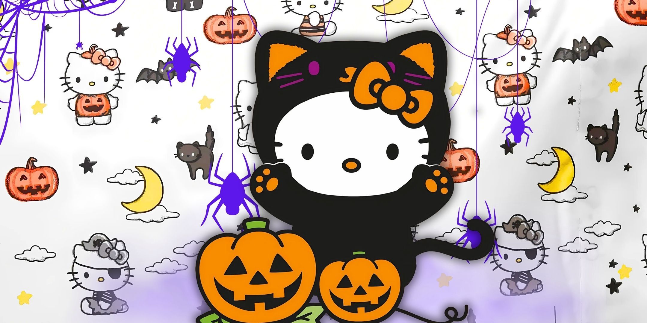 2160x1080 Hello Kitty & Friends Celebrate 'Summerween' In Style With New Spooky Kawaii Bedroom Collection