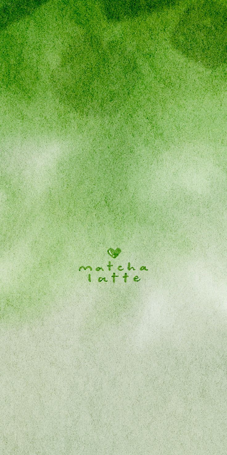 736x1472 Matcha Latte Phone Wallpaper