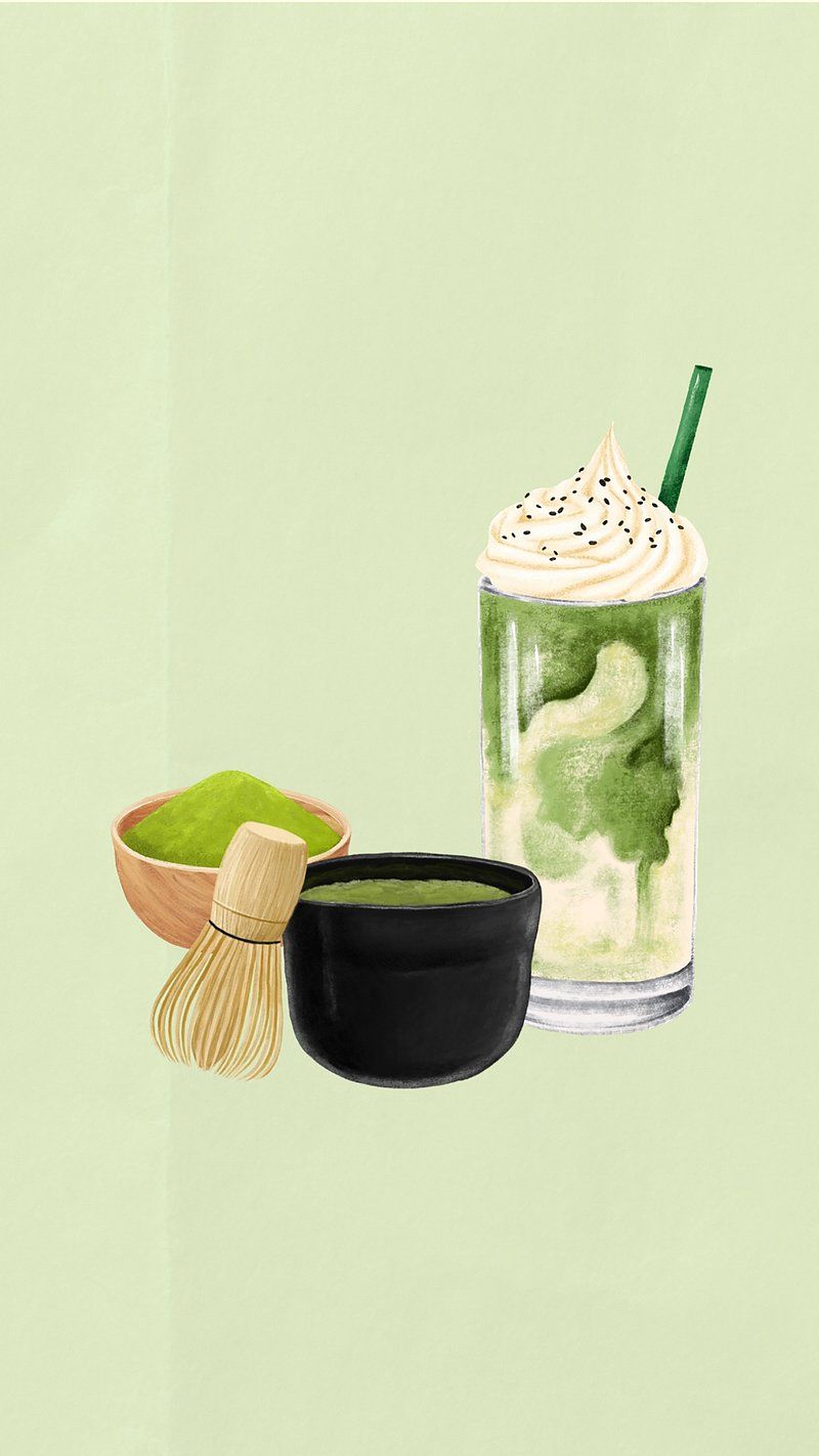 800x1422 Matcha Dessert Green Tea Image Wallpaper