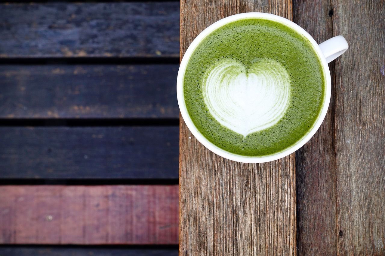 1280x853 Matcha Powder Latte Green