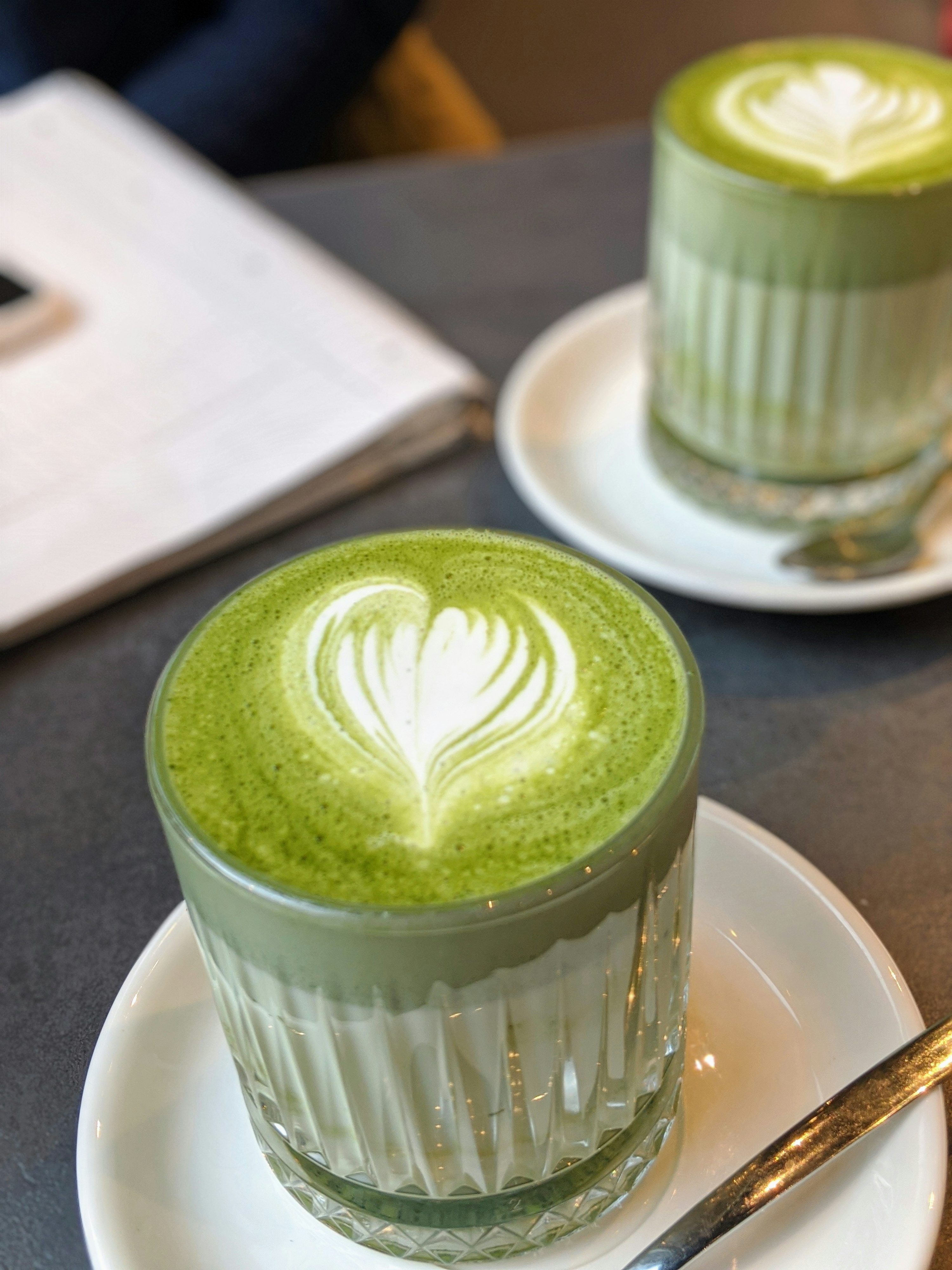 3000x4000 Iced Matcha Latte Picture. Download Free Image