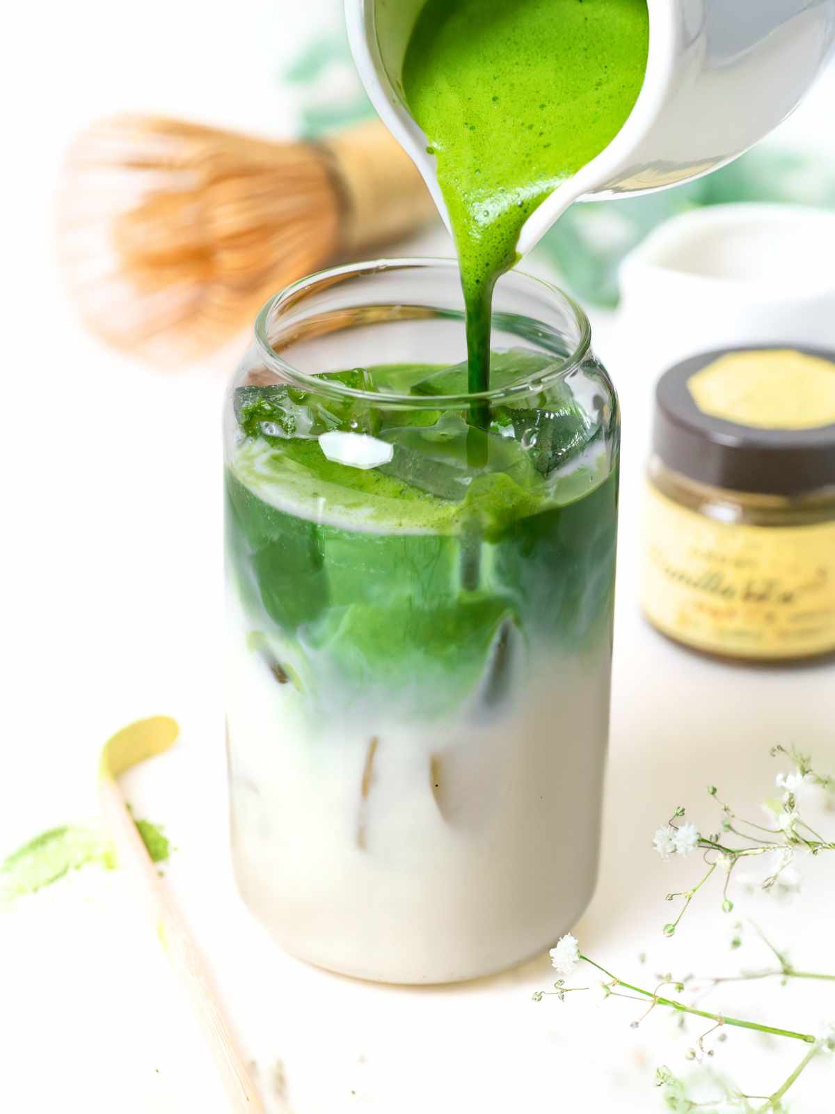 1200x1600 Iced Vanilla Matcha Latte (Better than Starbucks)
