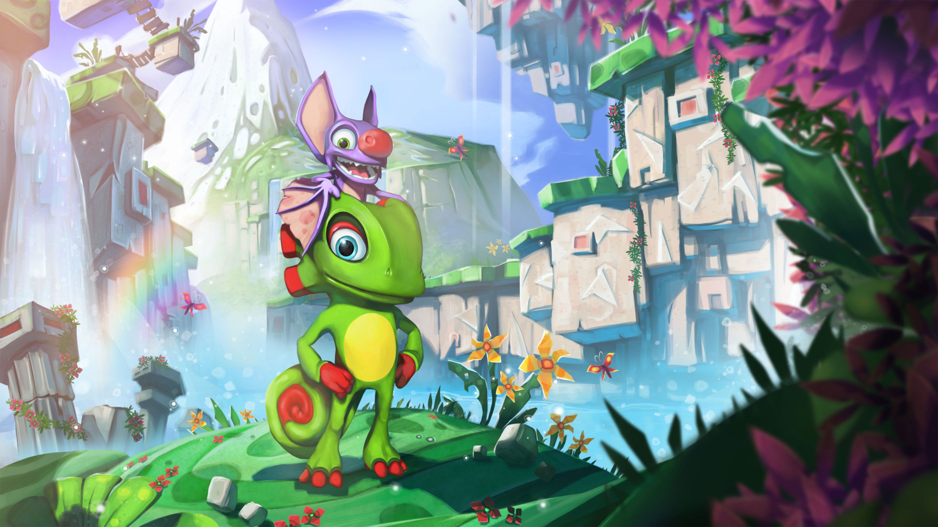 3840x2160 Yooka Laylee 4K Adventure. High Res Yooka & Laylee. Tropical Yooka Layleex2160