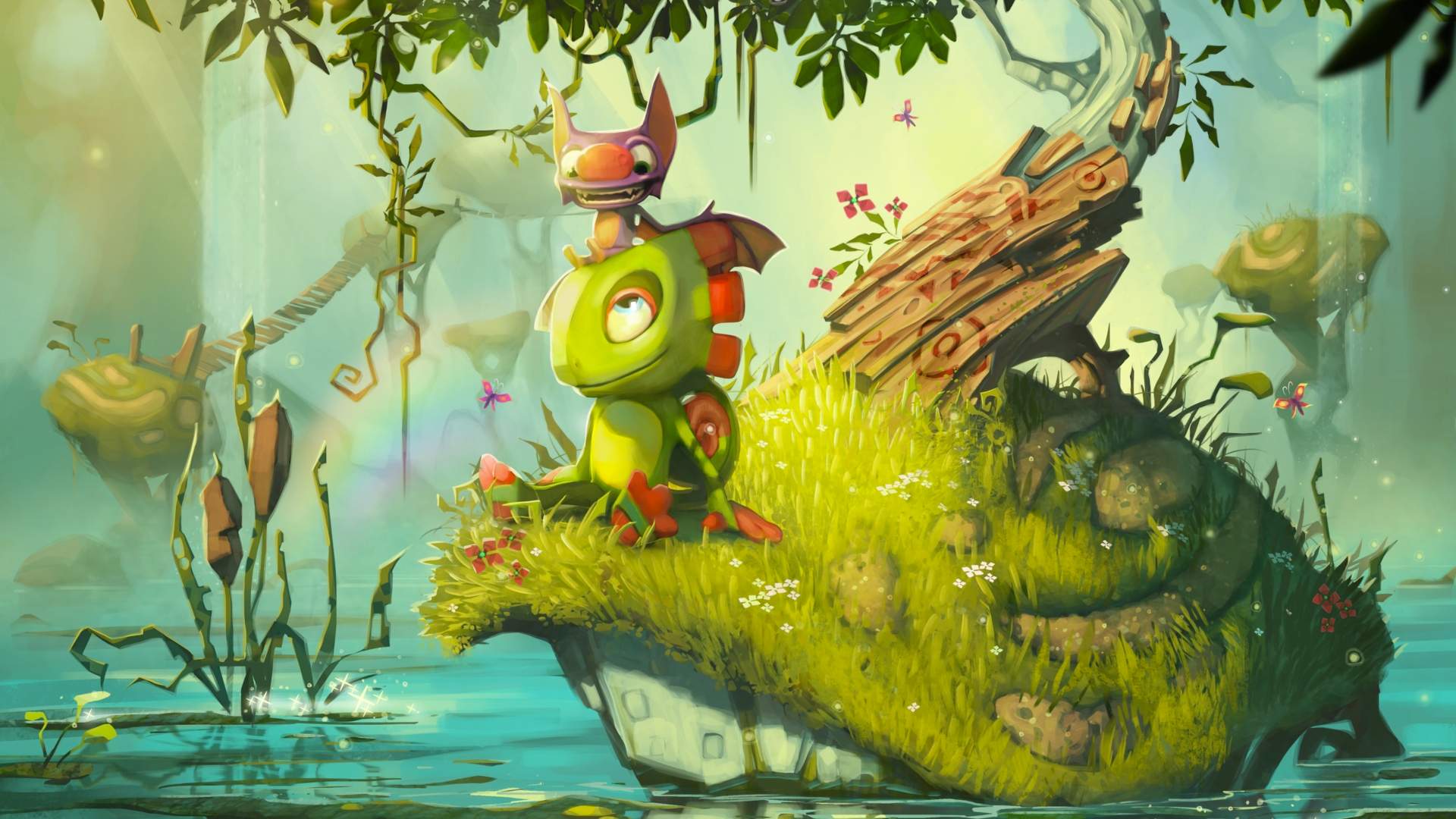 1920x1080 Yooka Laylee Cool Throwback To N64 Platformers