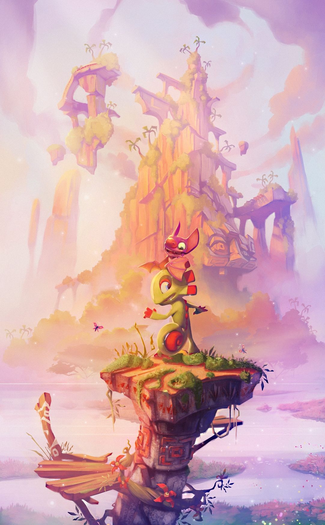 1082x1750 Yooka Laylee NPC Revealed, New Art