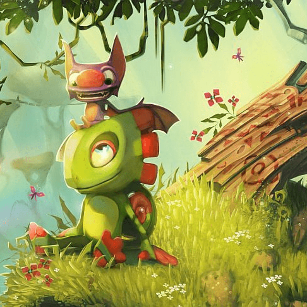 1200x1200 Fan Made Yooka Laylee Animated Short Introduces You To Trowzer The Snake