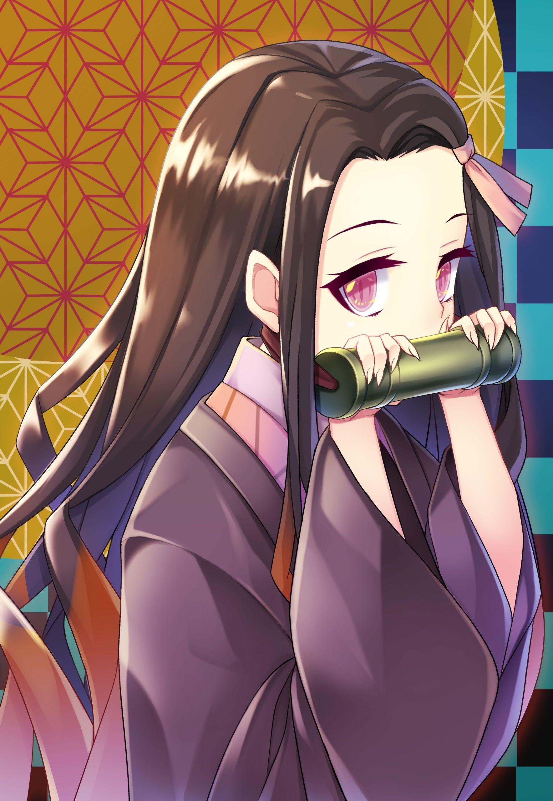 1768x2560 Nezuko Kamado Wallpaper HD .