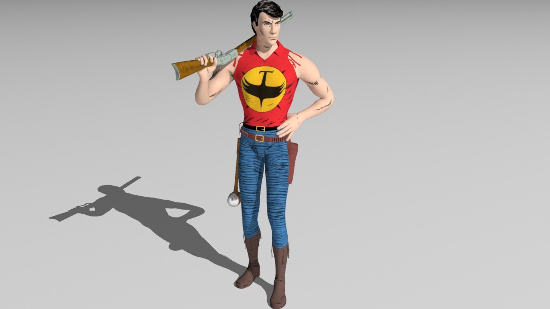1920x1080 3D Zagor Rigged