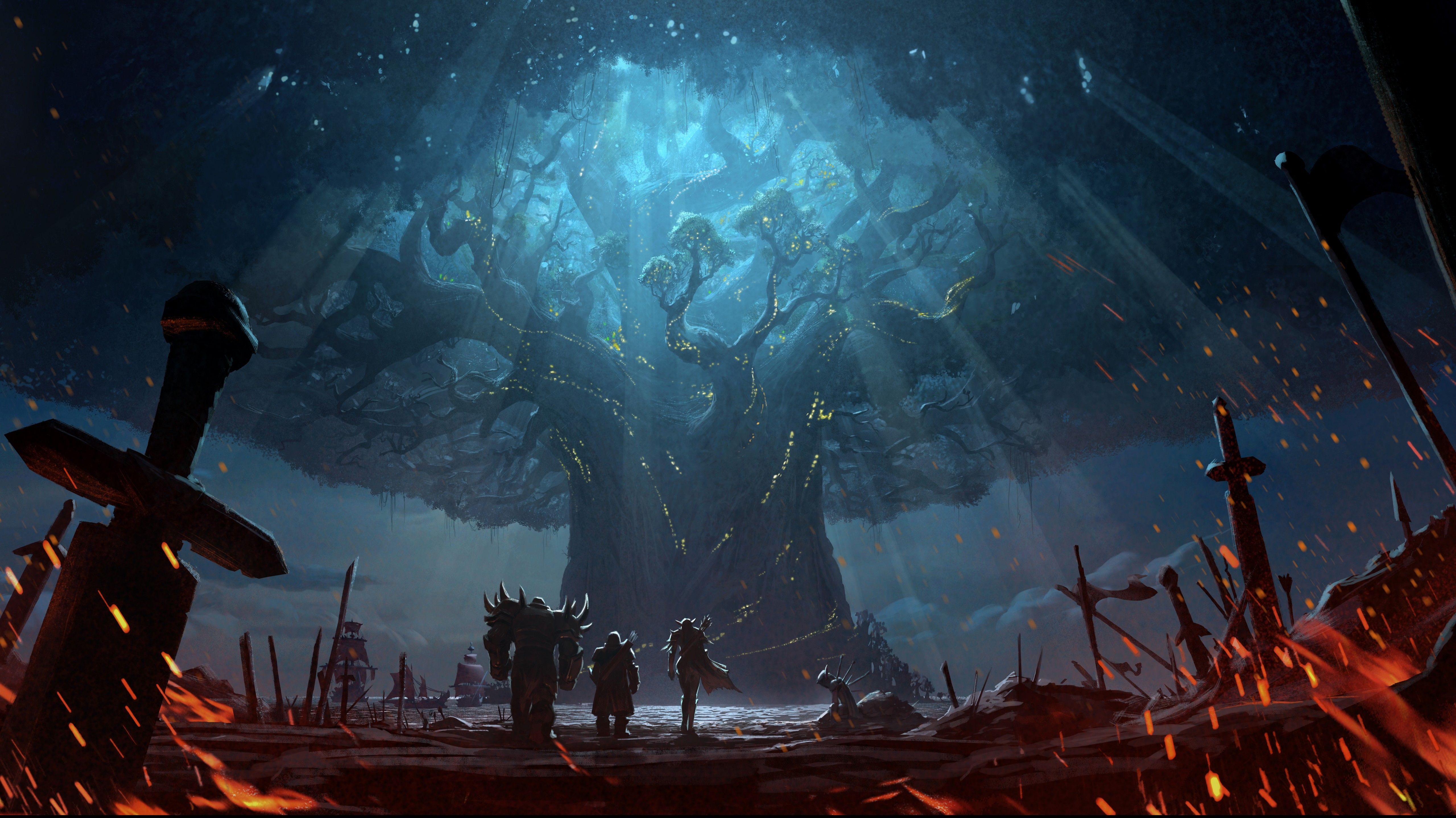 5120x2880 World of Warcraft Battle For Azeroth 4K 8K Wallpaper