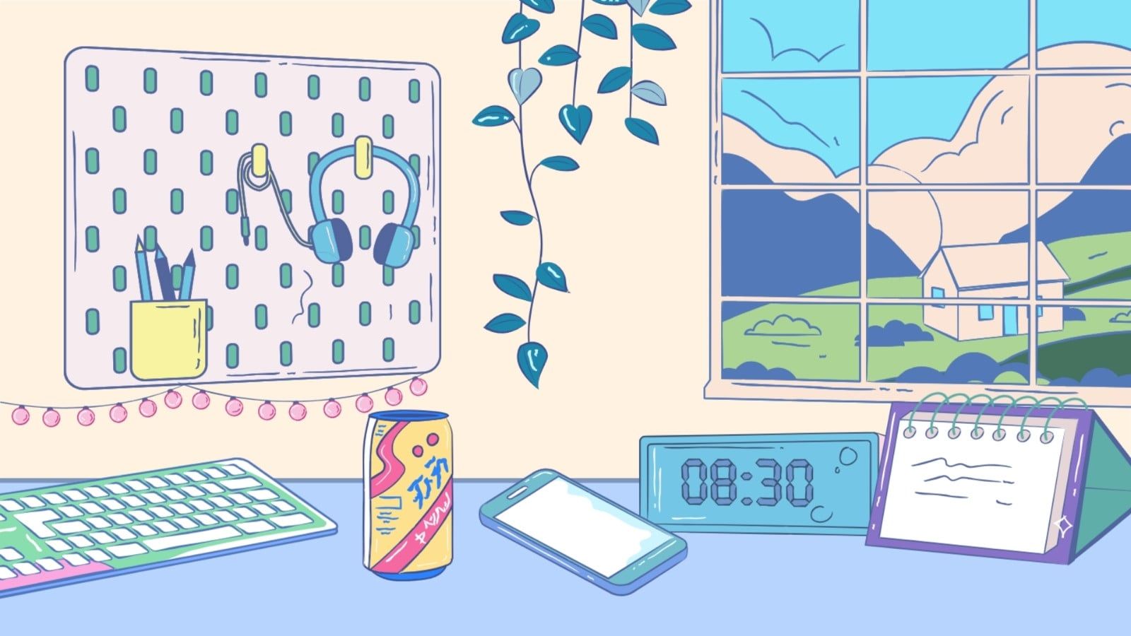 1600x900 Free and customizable cute desktop wallpaper templates