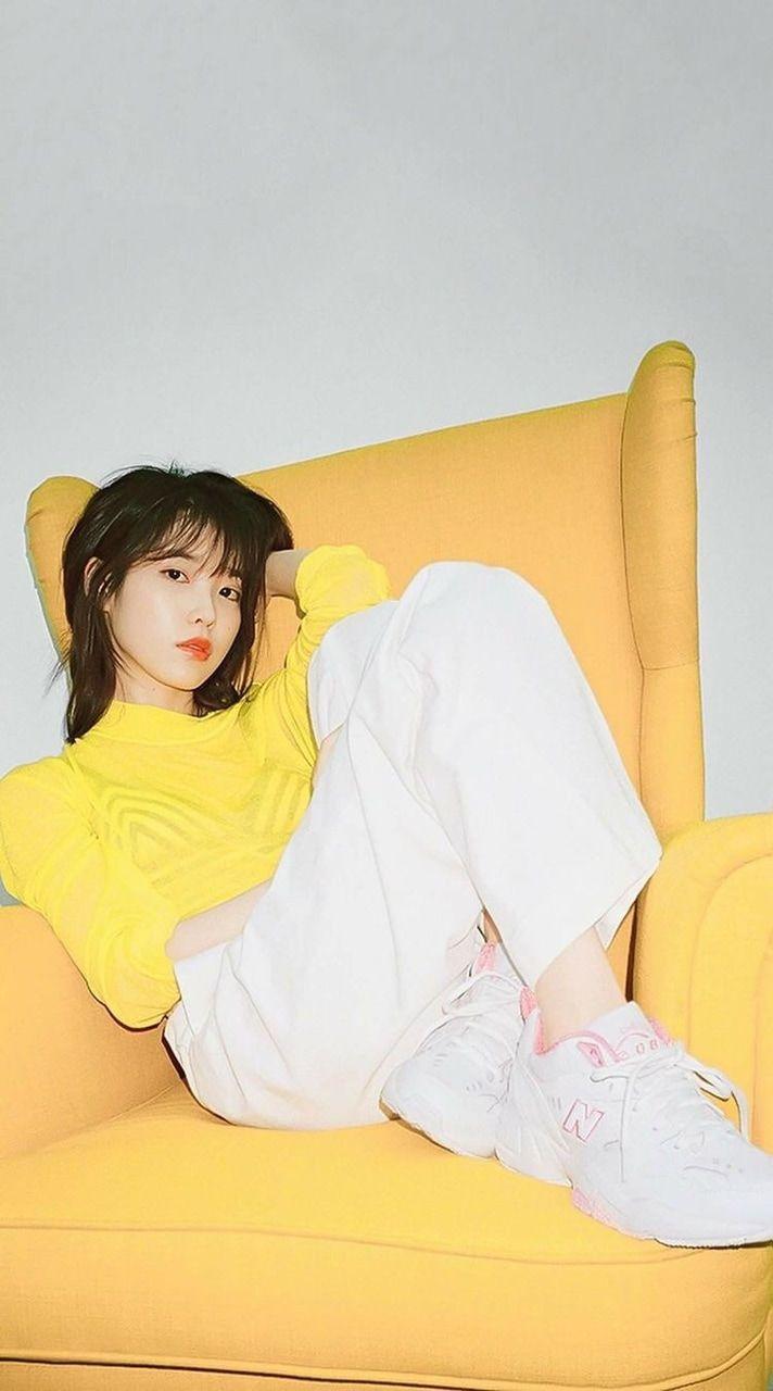 712x1280 yellow aesthetic, iu, kpop and kpop wallpaper