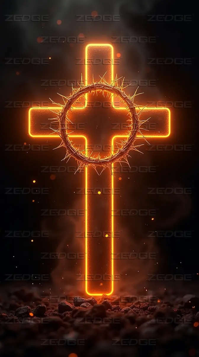 672x1206 Lenten Fire Cross